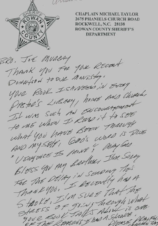 THANK YOU LETTER
